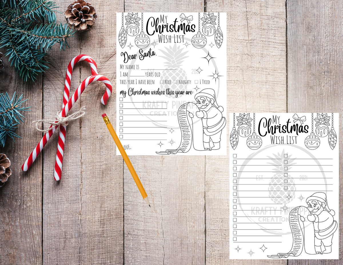 Christmas Wish List (Digital Download)