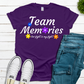 Team Memories T-Shirt-Walk to END ALZ