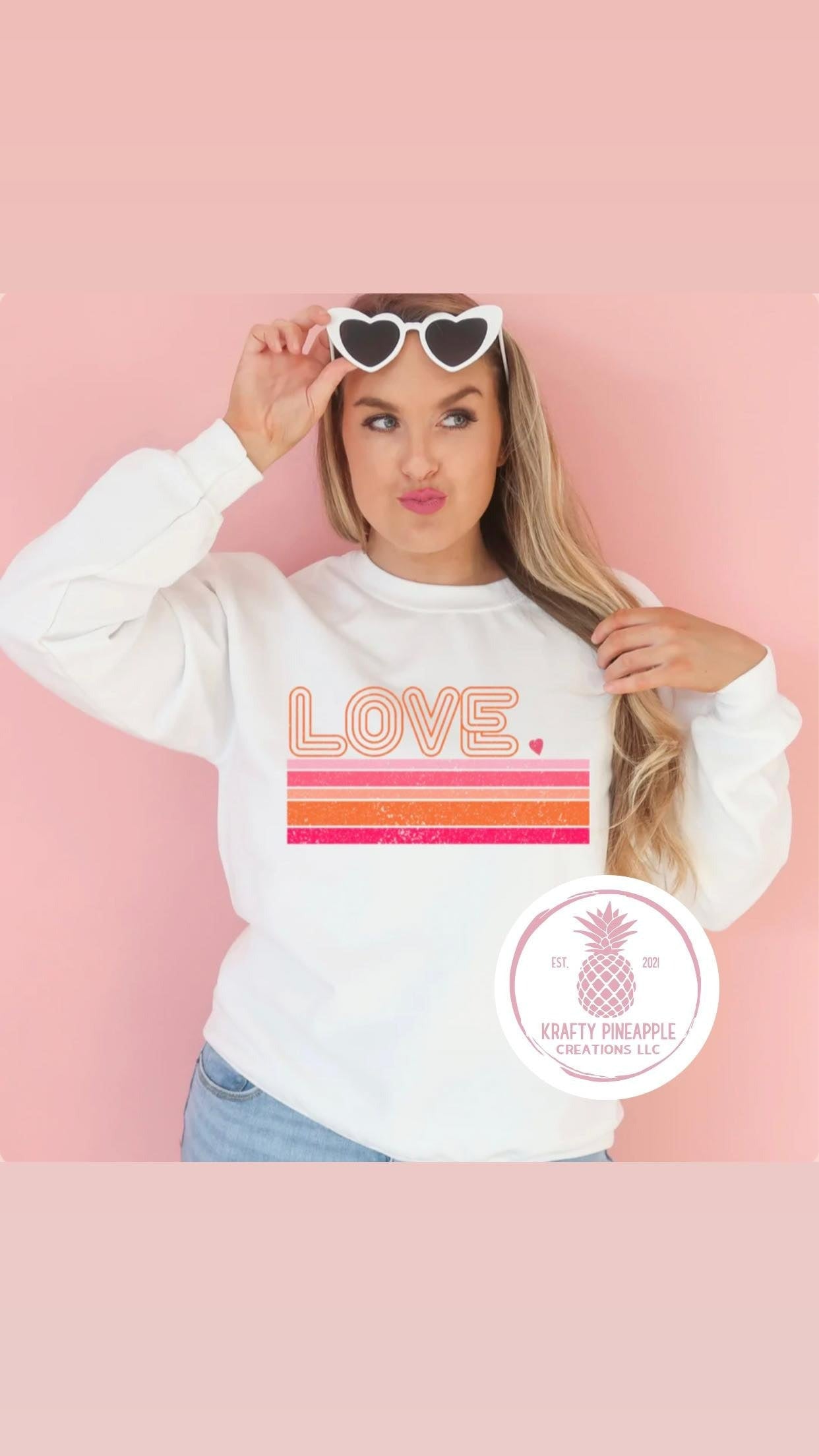 Retro Love Crewneck- Pre-Order