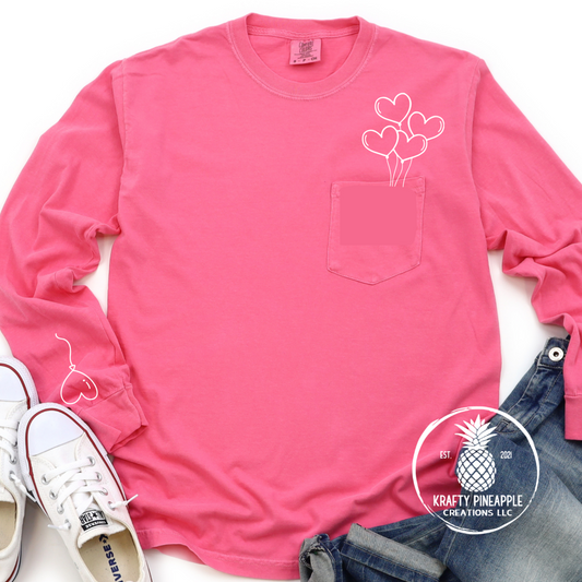 Sweetheart Balloons- Long Sleeve T-Shirt