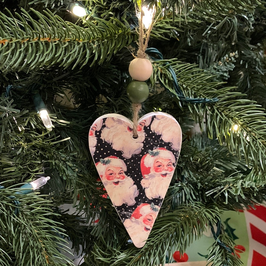 Wood heart ornaments – KraftyPineappleCreationsLLC