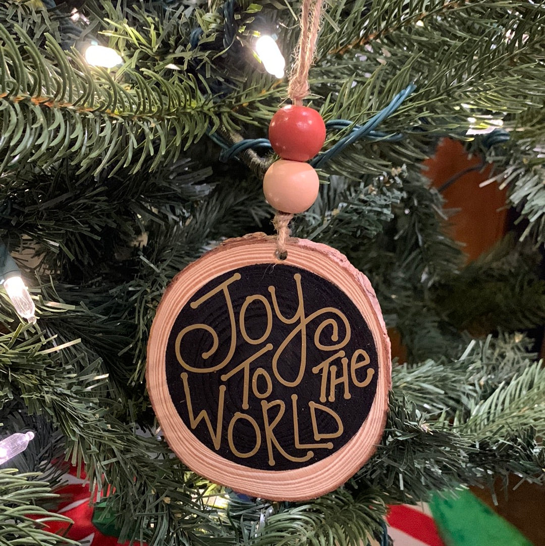 Wood slice ornaments