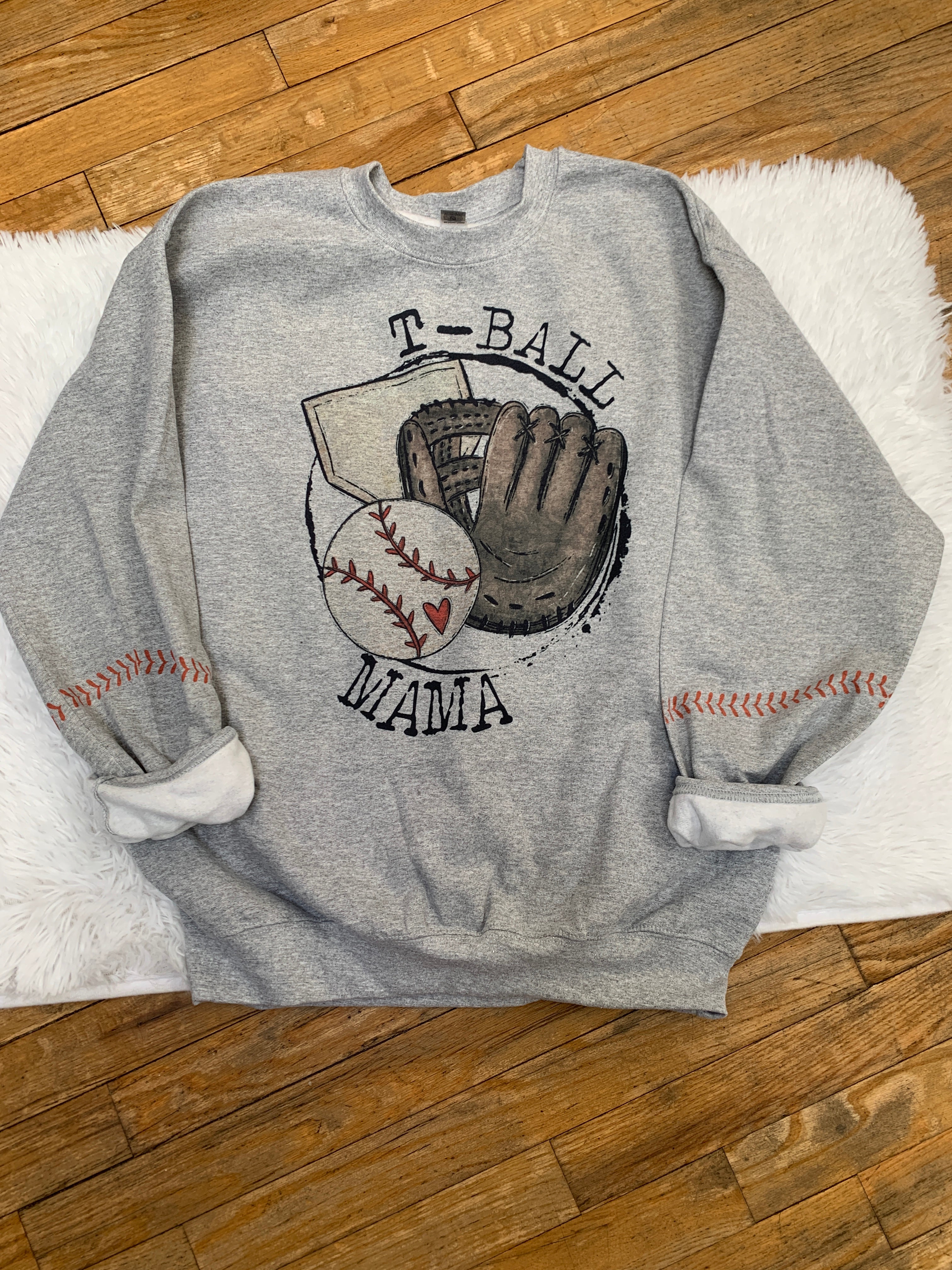 Baseball/Softball/T-Ball Mama Crewneck