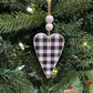 Wood heart ornaments